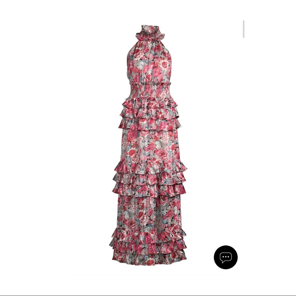 Elliatt Dunmore Dress Size Small Like New Worn Once Floral Maxi Wedding Guest